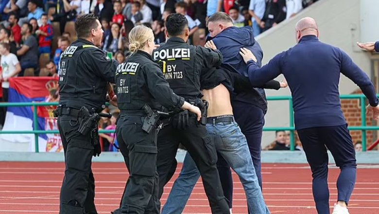 CĐV gây hấn với cảnh sát, trận Anh – Serbia bị cảnh sát Đức ‘cho vào tầm ngắm’ trước thềm EURO 2024