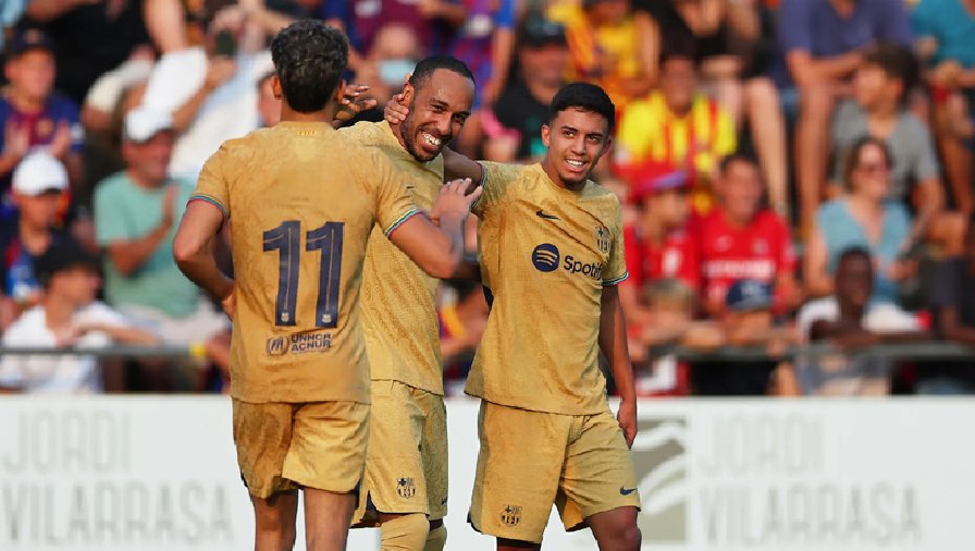 Barcelona bị đội hạng 5 cầm hòa ở trận giao hữu đầu tiên trong hè 2022