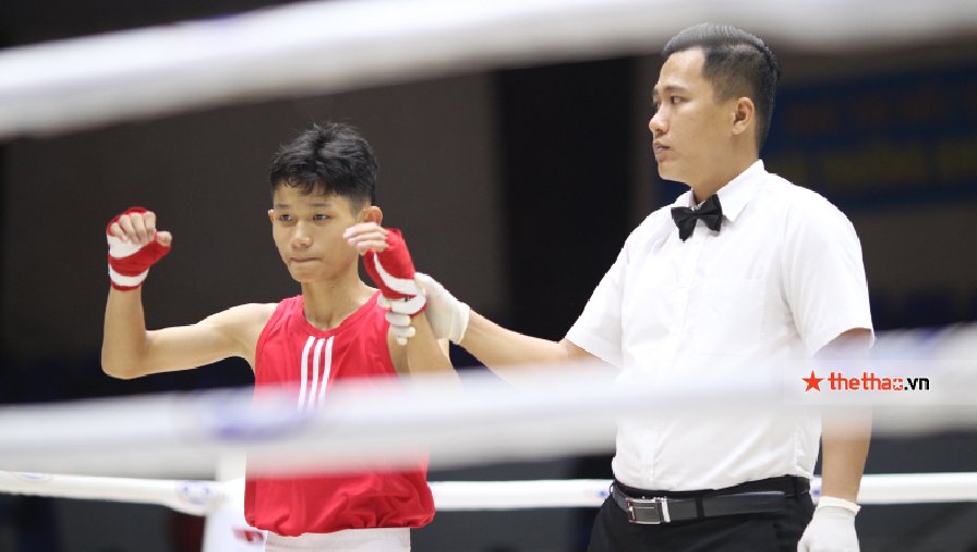 Giải vô địch Boxing trẻ toàn quốc 2022 có trận thắng knock out đầu tiên
