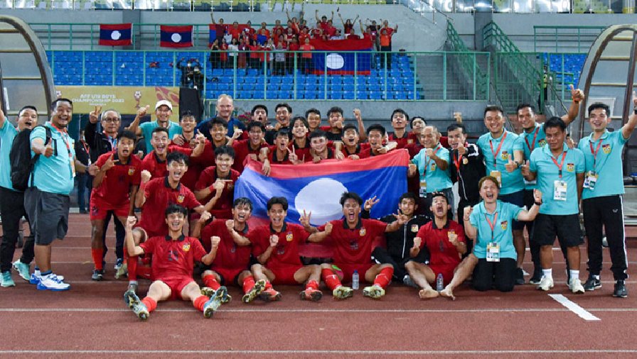 U19 Lào được thưởng gần 1 tỷ đồng sau chiến công vào chung kết Đông Nam Á