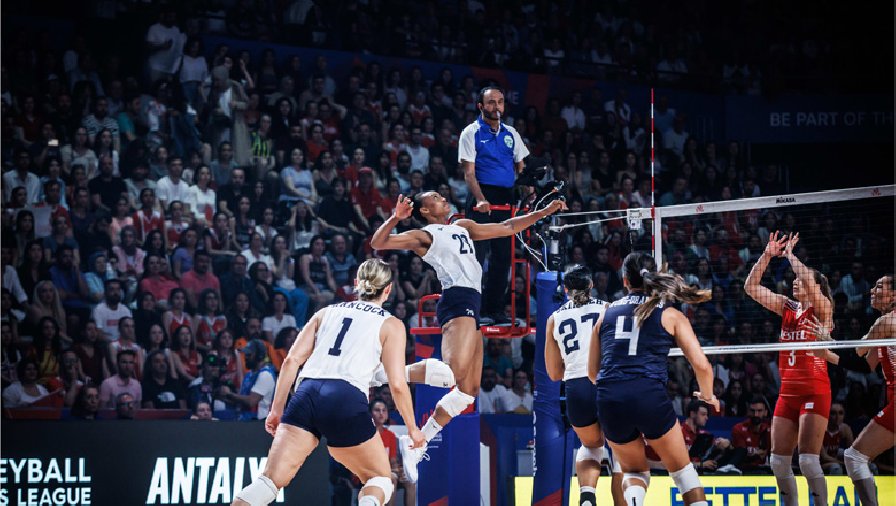 Kết quả bóng chuyền nữ bán kết Volleyball Nations League 2023