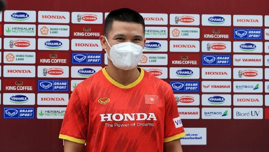 Tuấn Hải: 'Sức mạnh và thể lực là điểm mạnh để tôi tranh suất đá chính ở đội tuyển Việt Nam'
