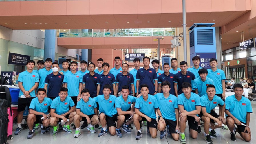 ĐT U20 Việt Nam đã tới Nhật Bản tập huấn trước thềm vòng loại U20 châu Á
