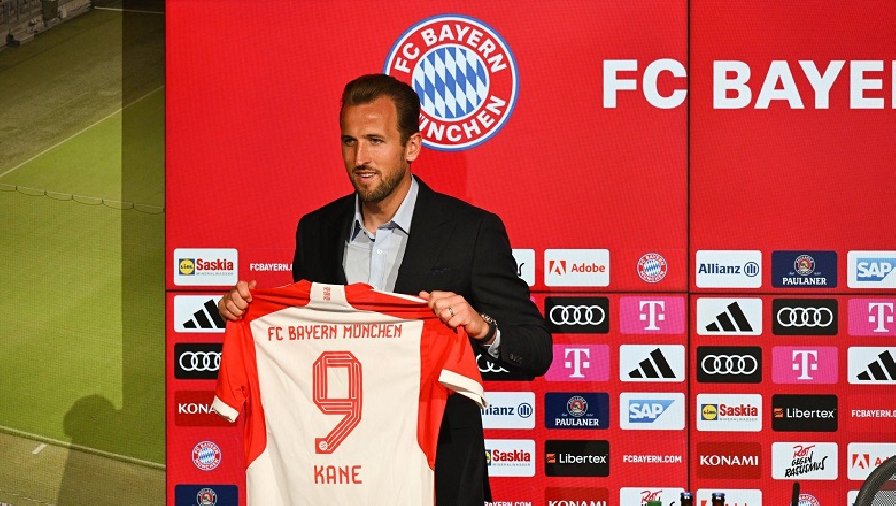 Harry Kane giúp Bayern Munich thiết lập kỷ lục bán áo