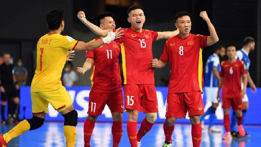 Khổng Đình Hùng ghi bàn đầu tiên cho Việt Nam ở VCK futsal World Cup 2021