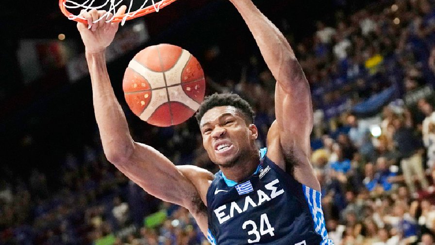 ĐT bóng rổ Hy Lạp của Giannis Antetokounmpo bị loại sớm tại EuroBasket 