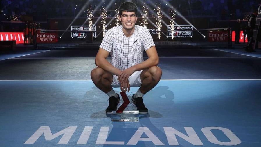 ‘Tiểu Nadal’ Carlos Alcaraz vô địch Next Gen ATP Finals 2021