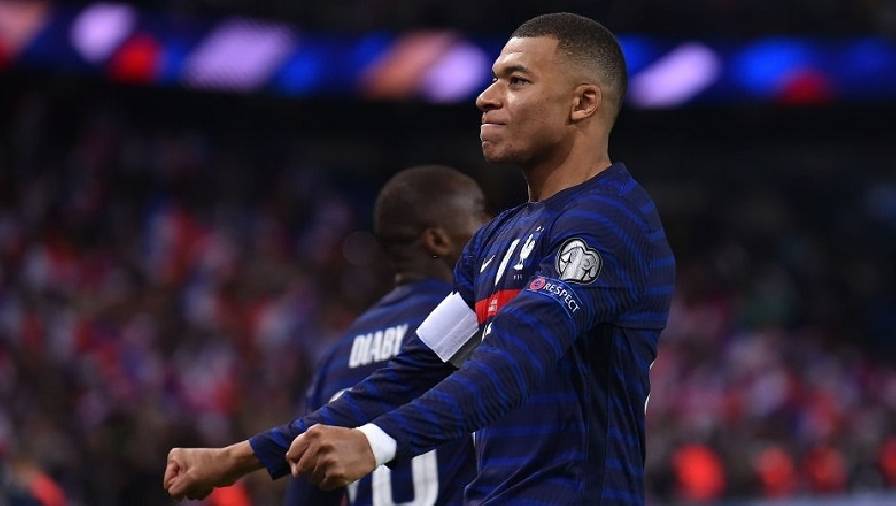 Mbappe lập poker trong chiến thắng 8-0, Pháp chính thức có mặt tại World Cup 2022