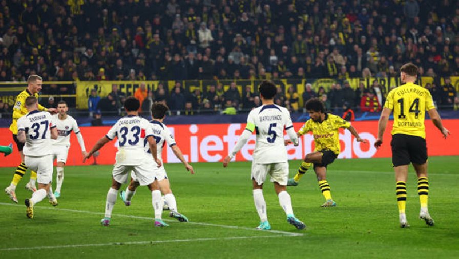 Kết quả bóng đá Dortmund vs PSG: 2 bàn trong 5 phút, dắt tay nhau đi tiếp