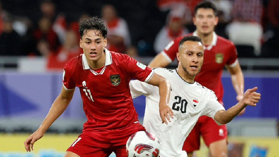 Kết quả bóng đá Indonesia vs Iraq: Thêm một lần bất lực
