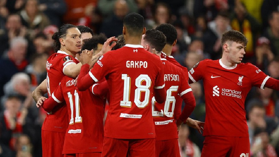 Kết quả bóng đá Liverpool vs Sparta Praha: Lập kỷ lục, thẳng tiến tới ngai vàng