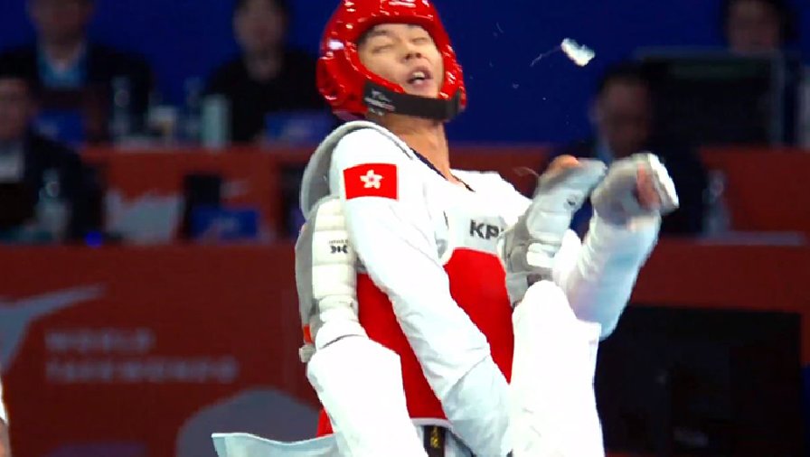 Võ sĩ Taekwondo giành vé Olympic bằng cú đá knock-out