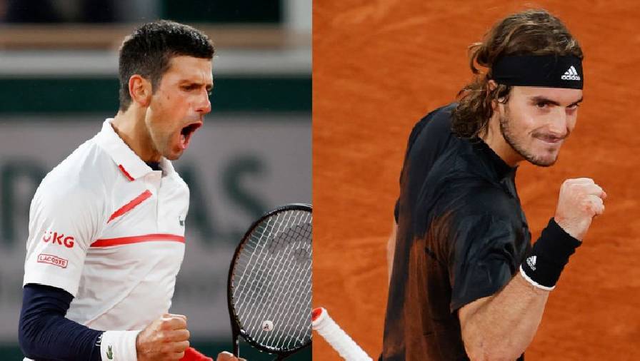 Kết quả tennis Tứ kết Rome Masters 2021: Novak Djokovic vs Stefanos Tsitsipas, 16h00 hôm nay ngày 15/5