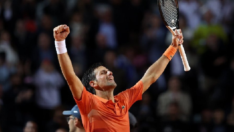 Kết quả tennis bán kết Rome Masters: Djokovic và Tsitsipas vào chung kết