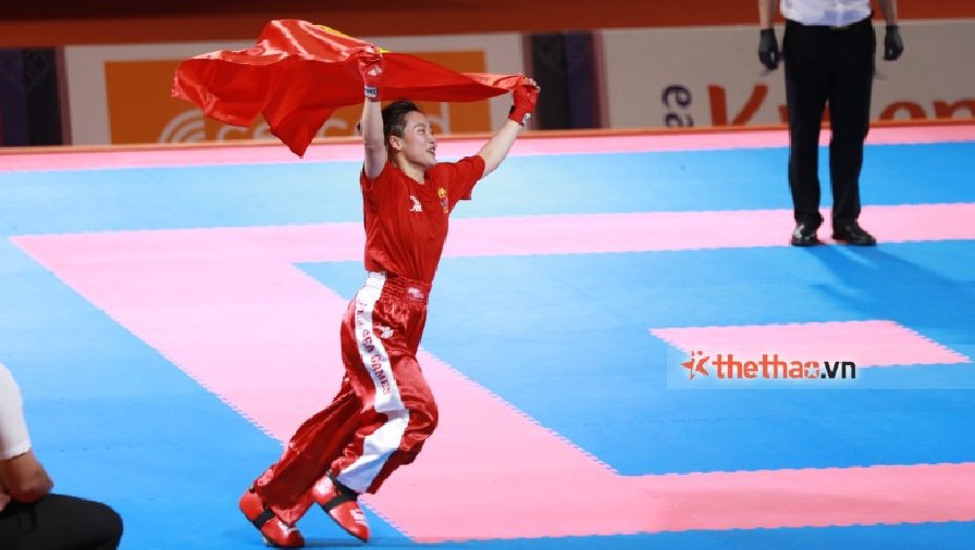 Lê Thị Nhi đổi màu huy chương, Hằng Nga bảo vệ ngôi vương ở môn Kickboxing SEA Games 32