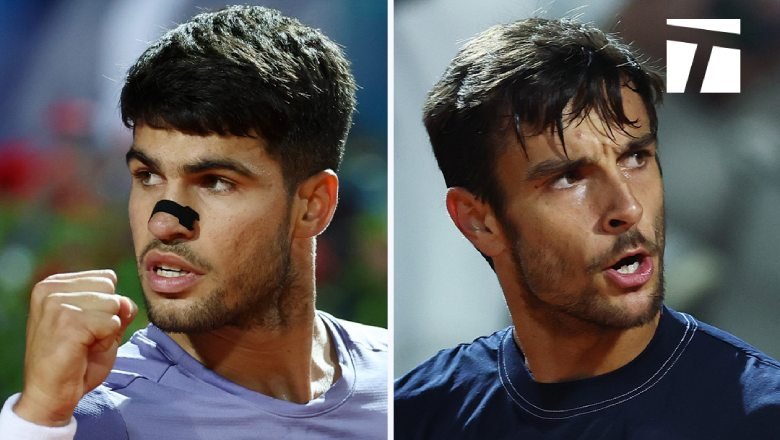 Kết quả tennis ngày 15/5: Alcaraz và Musetti vào bán kết Rome Masters