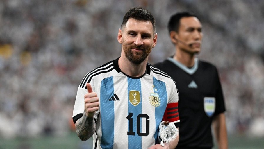 Messi ghi bàn nhanh nhất sự nghiệp, Argentina thắng dễ Australia