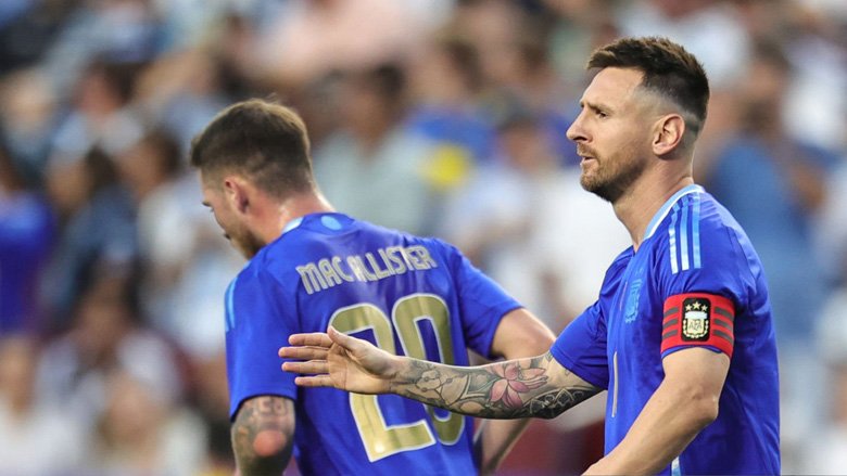 Messi lập cú đúp giúp Argentina thắng lớn trước thềm Copa America 2024