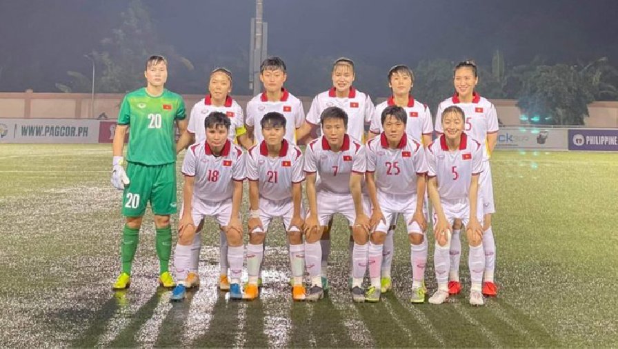 Link xem trực tiếp bóng đá Nữ Việt Nam vs nữ Philippines, 19h00 ngày 15/7