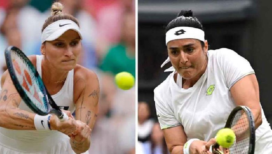 Lịch thi đấu tennis hôm nay 15/7: Chung kết đơn nữ Wimbledon - Vondrousova vs Jabeur