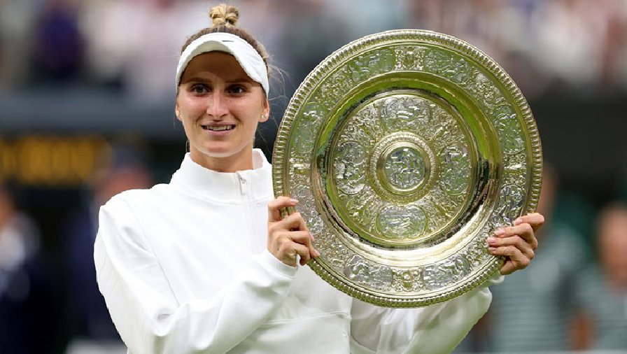 Tay vợt không được xếp hạng hạt giống Vondrousova vô địch Wimbledon 2023