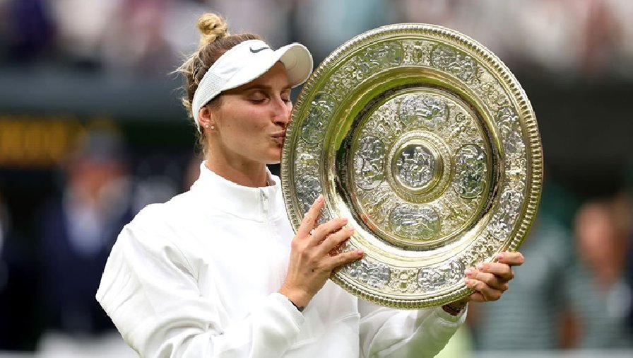 Vondrousova tạo nên cột mốc chưa từng thấy trong lịch sử Wimbledon