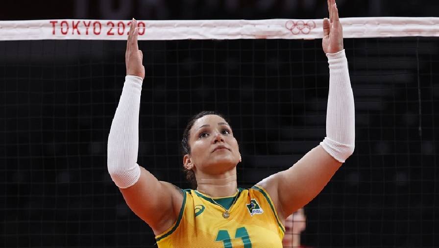 Tuyển thủ bóng chuyền nữ Brazil bị tước huy chương bạc Olympic Tokyo 2021, cấm thi đấu 2 năm