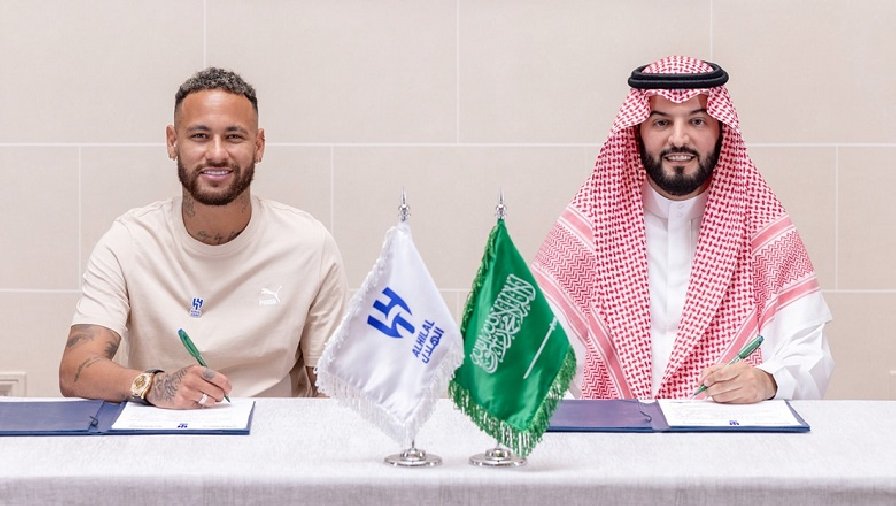 CHÍNH THỨC: Neymar sang Saudi Arabia khoác áo đại gia Al Hilal