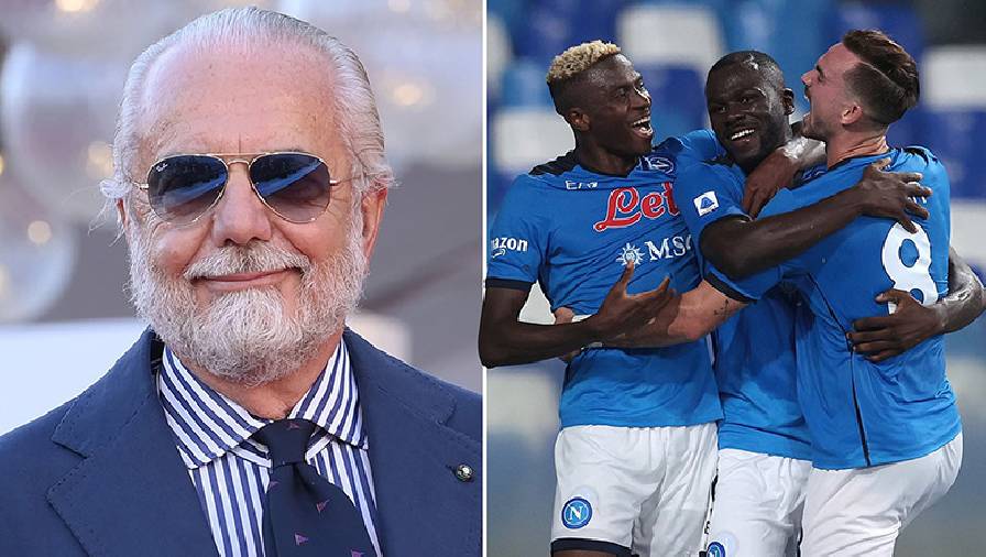 Chủ tịch Napoli đề xuất thành lập giải đấu 8.5 tỷ bảng giống Super League