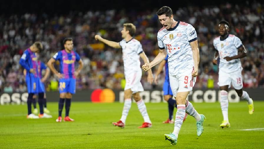 Video highlight Barca vs Bayern Munich: Lewandowski lập cú đúp, Hùm xám dạo chơi