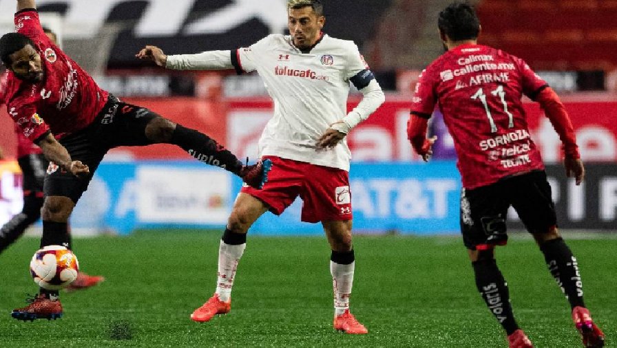 Nhận định, soi kèo Club Tijuana vs Toluca, 10h10 ngày 16/9: Khách áp đảo