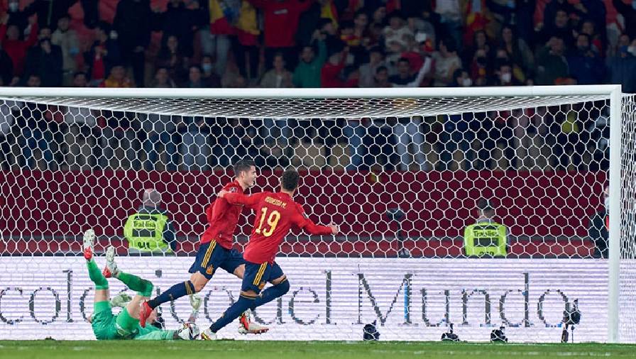 Morata giành vé dự World Cup 2022 cho ĐT Tây Ban Nha