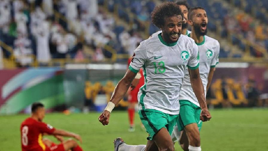 Saudi Arabia 39 năm chưa từng thua ở lượt trận thứ 6 vòng loại World Cup