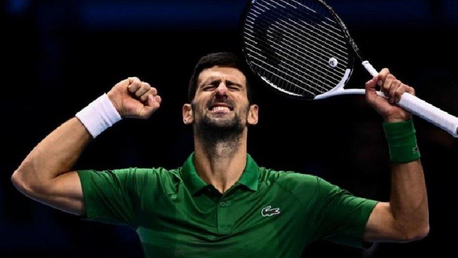 Kết quả tennis hôm nay 15/11: Djokovic khởi đầu thuận lợi tại ATP Finals