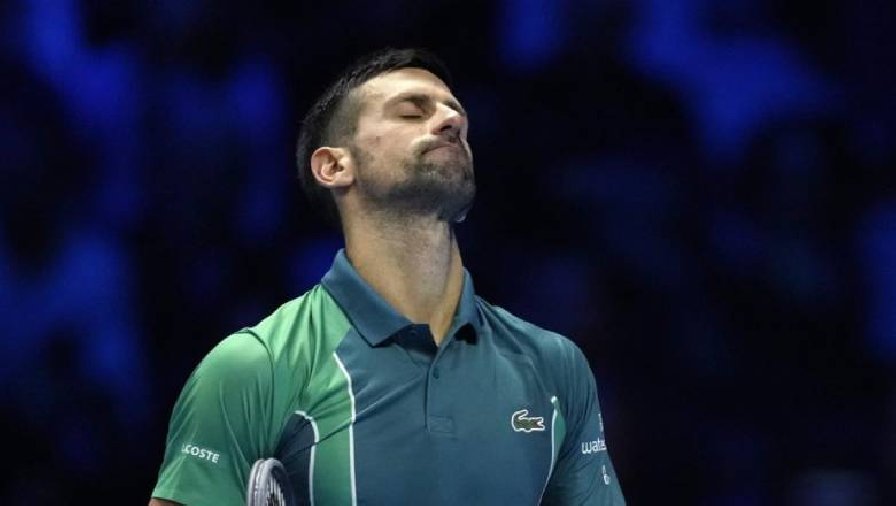Kết quả tennis ngày 15/11: Djokovic thua Sinner ở ATP Finals