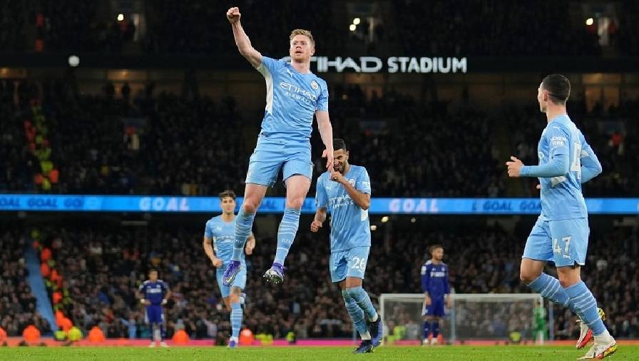 De Bruyne tìm lại chính mình, Man City hủy diệt Leeds 7 bàn không gỡ