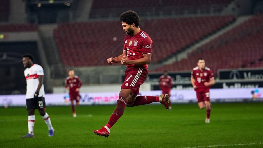 Gnabry ghi hat-trick và lập cú đúp kiến tạo, Bayern Munich vô địch lượt đi Bundesliga
