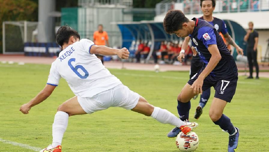 Tấn công rực lửa, Campuchia tiễn Lào rời AFF Cup bằng 3 bàn thua trắng