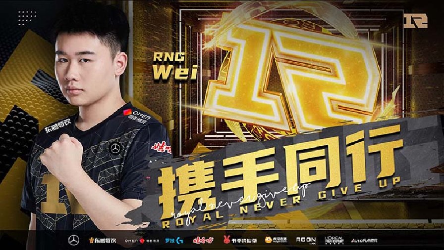RNG gia hạn hợp đồng với Wei
