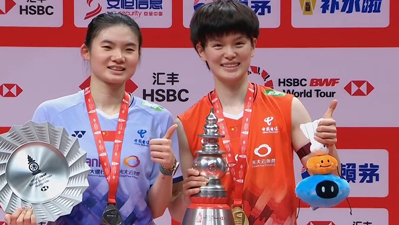 Wang Zhi Yi thắng ngược Han Yue, vô địch BWF World Tour Finals 2024