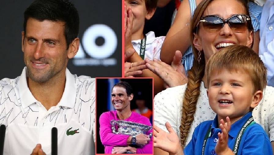 Djokovic: Con trai tôi cổ vũ cho Nadal ở chung kết Úc Mở rộng