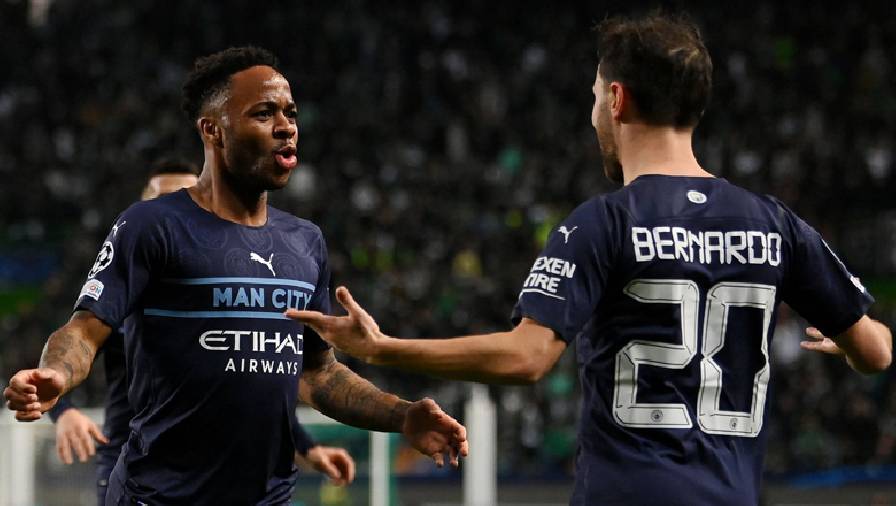 Man City đại thắng Sporting Lisbon 5-0, đặt 1 chân vào tứ kết Cúp C1 châu Âu