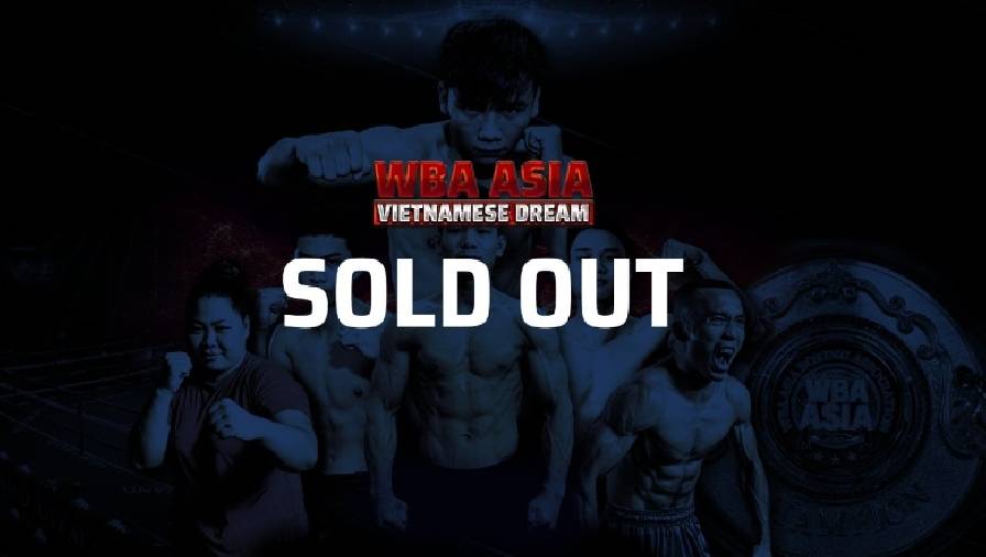 Sự kiện boxing WBA Asia: Vietnamese Dream cháy vé trước ngày thi đấu