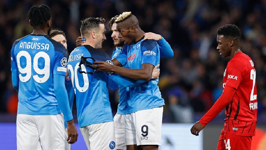 Kết quả bóng đá Napoli vs Frankfurt: Osimhen ghi cú đúp, đại diện Serie A đi tiếp