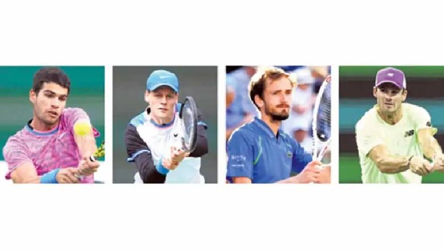 Kết quả tennis Tứ kết Indian Wells Masters: Alcaraz và Medvedev giành vé đi tiếp