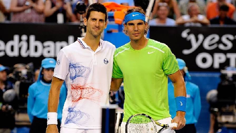 Thành tích, Lịch sử đối đầu Rafael Nadal và Novak Djokovic