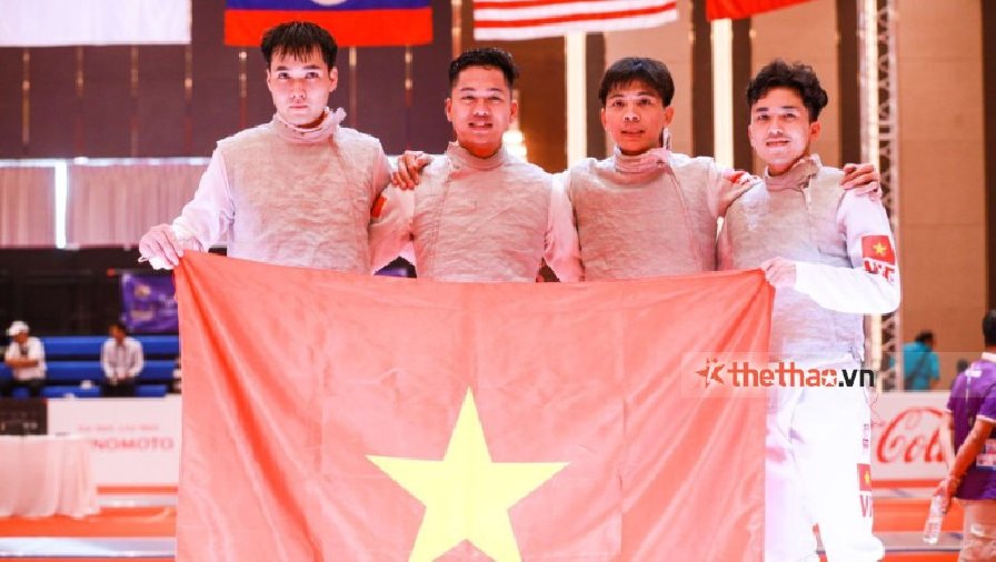 Đấu kiếm Việt Nam giành HCV thứ tư tại SEA Games 32