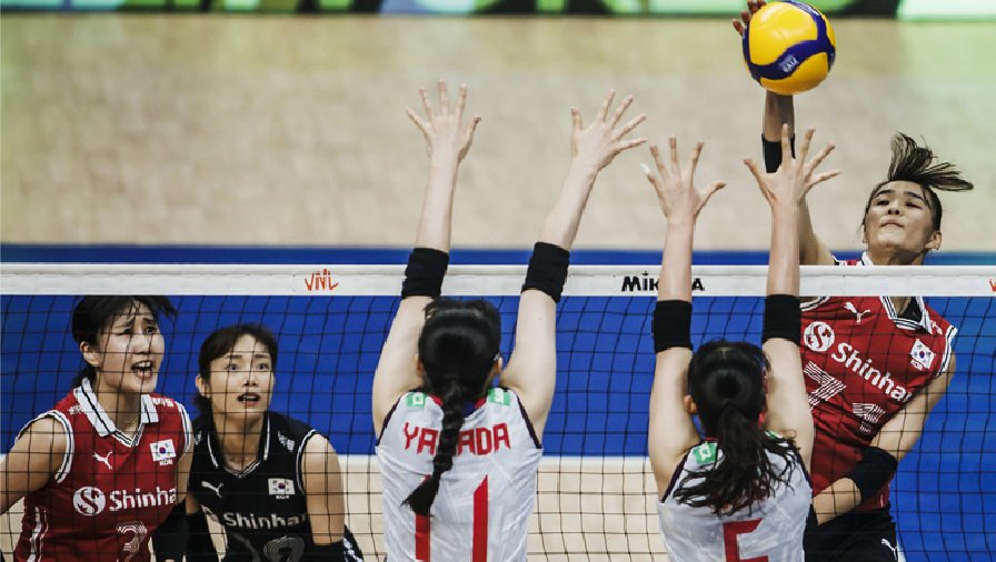 Tuyển bóng chuyền nữ Nhật Bản cho Hàn Quốc 'phơi áo' 3 set trắng ở Volleyball Nations League 2023
