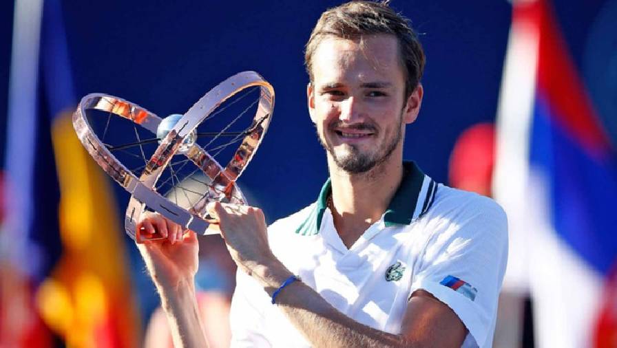 Medvedev chính thức đăng quang Rogers Cup 2021, chạy đà hoàn hảo cho US Open