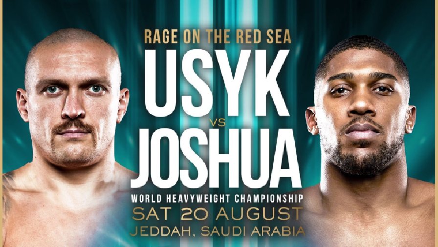 Lịch thi đấu, fight card Boxing nhà nghề Usyk vs Joshua II